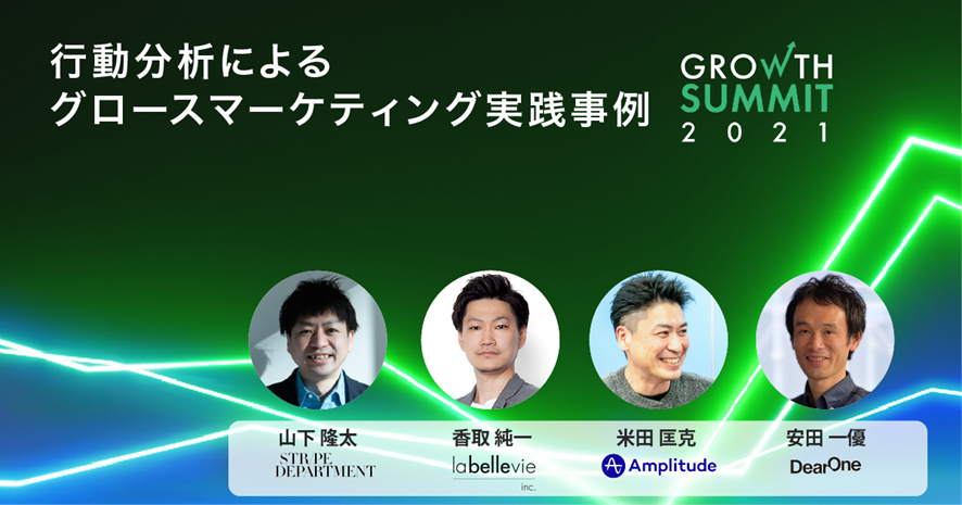 【GROWTH SUMMIT 2021　SESSION3】行動分析によるグロースマーケティング実践事例